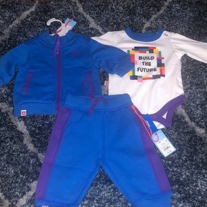 Lego 3 Piece Bundle Size 0-3 Months